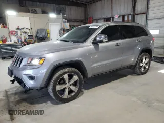 2015 Jeep Grand Cherokee Limited with VIN 1C4RJFBG2FC878523, listed as a Copart auction lot 51853755 with 124,743 mi miles and Salvage Title. Bid and sale history available at carsss.com. Image 1.