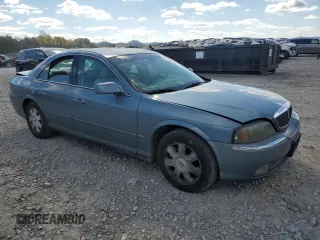 2004 Lincoln LS Luxury with VIN 1LNHM86S84Y688198, listed as a Copart auction lot 75727414 with 188,528 mi miles and Salvage Title. Bid and sale history available at DreamBid. Image 4.