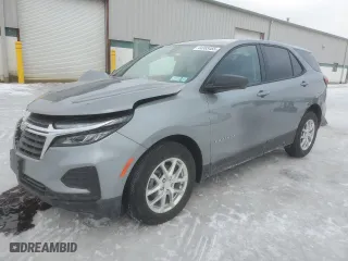 2024 Chevrolet Equinox LS with VIN 3GNAXSEG2RL305931, listed as a Copart auction lot 44993465 with 11,948 mi miles and Salvage Title. Bid and sale history available at carsss.com. Image 1.