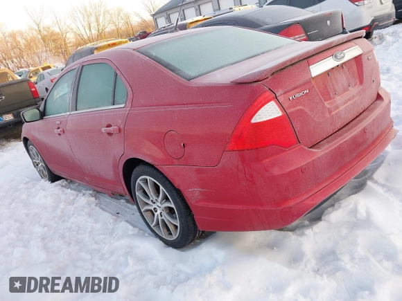 2012 Ford Fusion SEL with VIN 3FAHP0JA4CR180759, listed as a IAAI auction lot 41331221 with 177,500 mi miles. Bid and sale history available at carsss.com. Image 3.