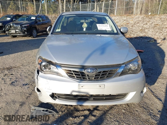 2008 Subaru Impreza Sedan (Natl) i with VIN JF1GE61688H519077, listed as a IAAI auction lot 41230489 with 187,920 mi miles. Bid and sale history available at carsss.com. Image 12.