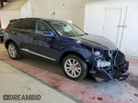 2021 Acura RDX with VIN 5J8TC2H3XML003153, listed as a Copart auction lot 59270585 with 34,628 mi miles and Salvage title. Bid and sale history available at DreamBid. Image 4.