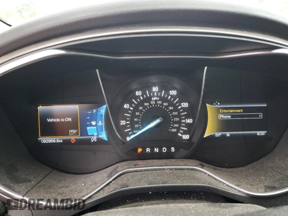 2017 Ford Fusion SE with VIN 3FA6P0HD4HR262327, listed as a Copart auction lot 50917175 with 92,969 mi miles and Salvage Title. Bid and sale history available at carsss.com. Image 9.