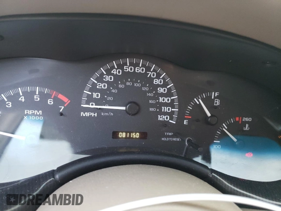 2001 Chevrolet Malibu with VIN 1G1ND52J11M611817, listed as a Copart auction lot 81978184 with 81,150 mi miles and Salvage Title. Bid and sale history available at carsss.com. Image 9.
