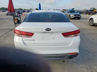2018 Kia Optima LX with VIN 5XXGT4L37JG180452, listed as a Copart auction lot 60910515 with 156,068 mi miles and Salvage title. Bid and sale history available at DreamBid. Image 6.