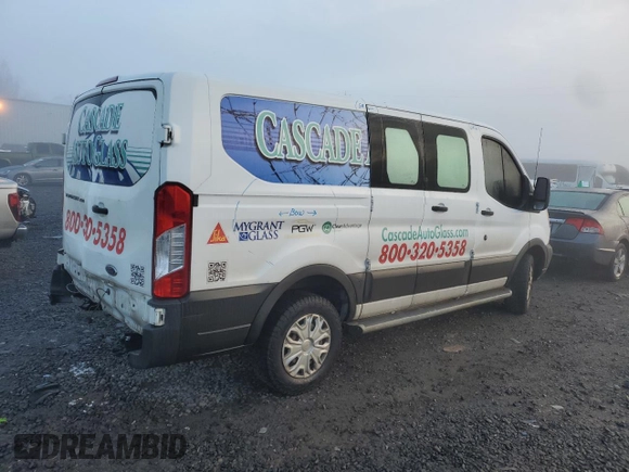 2019 Ford Transit with VIN 1FTYR1ZM6KKB01524, listed as a Copart auction lot 87309434 with 74,696 mi miles and Salvage Title. Bid and sale history available at DreamBid. Image 3.