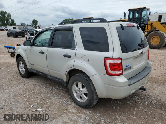 2008 Ford Escape XLT with VIN 1FMCU93198KD65296, listed as a Copart auction lot 62953705 with 153,167 mi miles and Clean title. Bid and sale history available at DreamBid. Image 2.