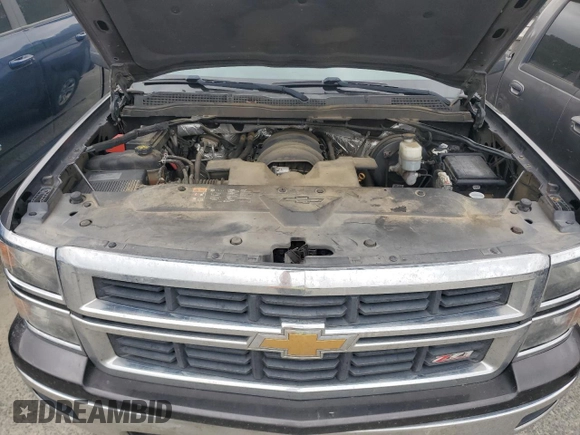 2015 Chevrolet Silverado 1500 LT with VIN 3GCUKREC0FG509688, listed as a Copart auction lot 54199185 with 0 mi miles and Salvage Title. Bid and sale history available at carsss.com. Image 11.