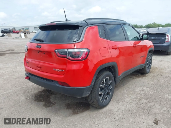 2021 Jeep Compass Trailhawk с VIN 3C4NJDDB3MT503519, выставлен на аукционе IAAI как лот 42134067 с пробегом 35 406 миль миль и . История ставок и продаж доступна на DreamBid. Изображение 4.