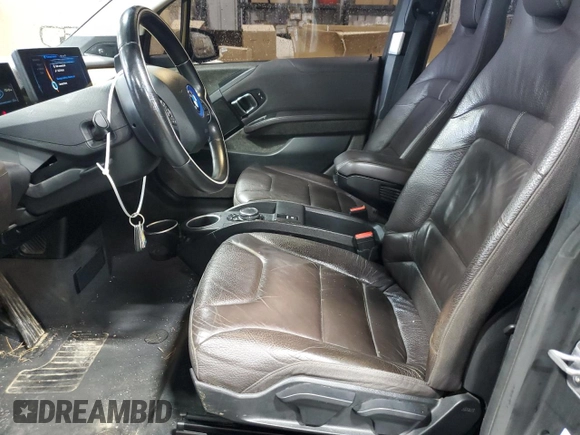 2015 BMW i3 z VIN WBY1Z4C55FV502697, wystawiony jako Copart lot #56302635 z przebiegiem 102 646 mil mil oraz Czysty tytuł • Clean title. Historia ofert i sprzedaży dostępna na DreamBid. Obrazek 7.
