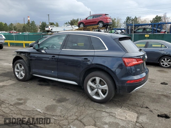 2020 Audi Q5 Premium Plus with VIN WA1BNAFY0L2044306, listed as a Copart auction lot 54604435 with 44,690 mi miles and Salvage Title. Bid and sale history available at carsss.com. Image 2.