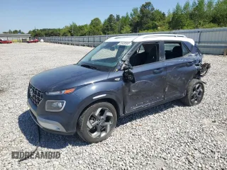 2024 Hyundai Venue Limited with VIN KMHRC8A35RU330921, listed as a Copart auction lot 53436585 with 15,330 mi miles and Salvage title. Bid and sale history available at DreamBid. Image 1.
