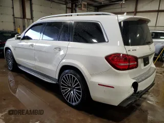 2017 Mercedes-Benz GLS with VIN 4JGDF7FE0HA978513, listed as a Copart auction lot 43703755 with 94,292 mi miles and Salvage Title. Bid and sale history available at carsss.com. Image 2.