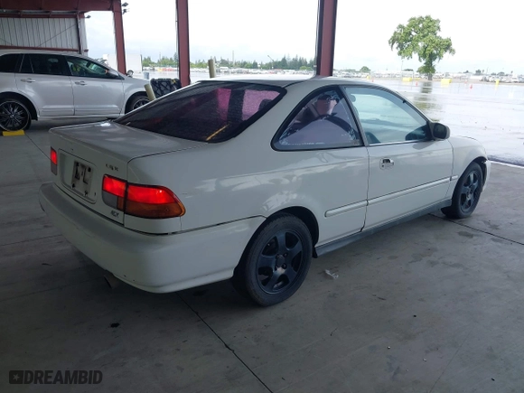 1998 Honda Civic EX with VIN 1HGEJ8142WL035599, listed as a IAAI auction lot 41945812 with 237,021 mi miles. Bid and sale history available at carsss.com. Image 4.