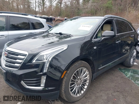 2017 Cadillac XT5 Luxury AWD with VIN 1GYKNDRS3HZ320498, listed as a IAAI auction lot 42039983 with 51,654 mi miles and . Bid and sale history available at carsss.com. Image 2.