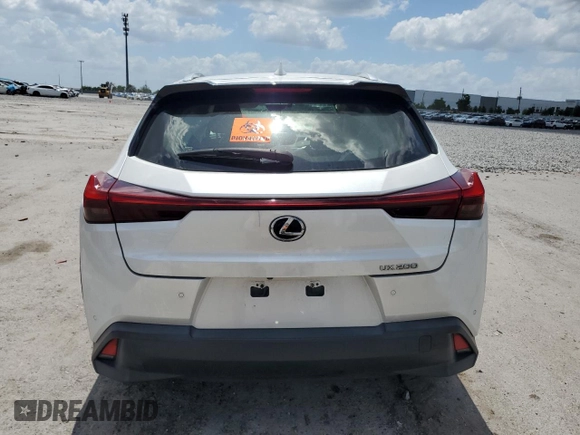 2020 Lexus UX with VIN JTHP3JBH9L2029521, listed as a Copart auction lot 51378295 with 83,472 mi miles and Salvage Title. Bid and sale history available at carsss.com. Image 6.