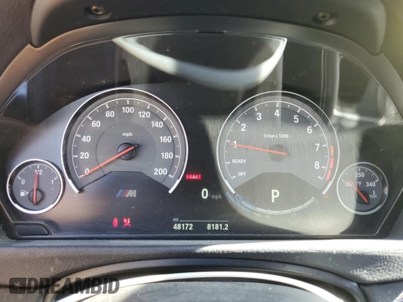 2017 BMW M4 with VIN WBS3R9C57HK709712, listed as a Copart auction lot 69876754 with 48,172 mi miles and Salvage Title. Bid and sale history available at carsss.com. Image 9.