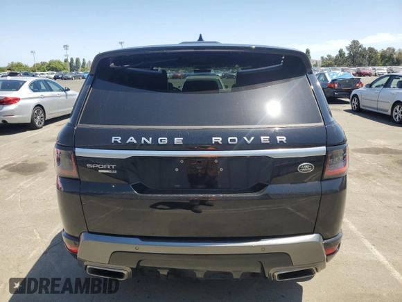 2019 Land Rover Range Rover Sport HSE with VIN SALWR2RV9KA840875, listed as a Copart auction lot 58078275 with 59,988 mi miles and Salvage title. Bid and sale history available at DreamBid. Image 6.