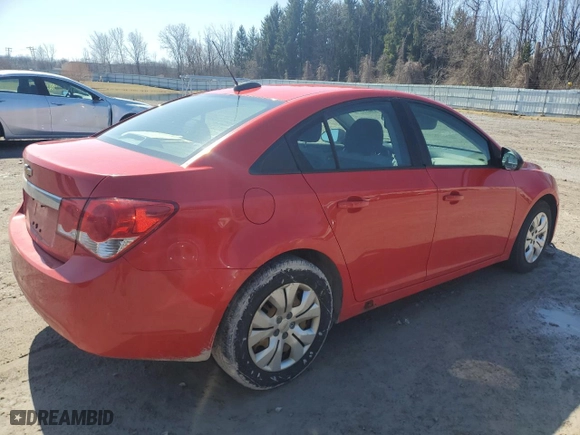 2016 Chevrolet Cruze Limited LS with VIN 1G1PC5SG8G7209493, listed as a Copart auction lot 49117305 with 127,866 mi miles and Salvage Title. Bid and sale history available at carsss.com. Image 3.