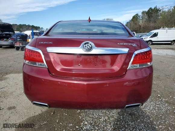 2010 Buick LaCrosse CXS with VIN 1G4GE5EVXAF223111, listed as a Copart auction lot 50059885 with 132,521 mi miles and Salvage Title. Bid and sale history available at carsss.com. Image 6.