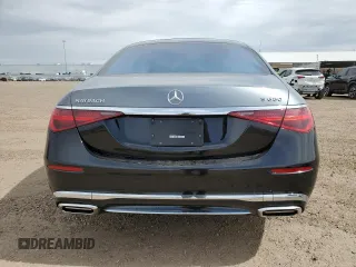 2024 Mercedes-Benz S 680 Maybach z VIN W1K6X7KB4RA243160, wystawiony jako Copart lot #49357235 z przebiegiem 6440 mil mil oraz Szkoda całkowita • Salvage title. Historia ofert i sprzedaży dostępna na DreamBid. Obrazek 6.