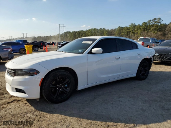 2019 Dodge Charger SXT with VIN 2C3CDXBG2KH640153, listed as a Copart auction lot 88555935 with 114,878 mi miles and Salvage Title. Bid and sale history available at carsss.com. Image 1.