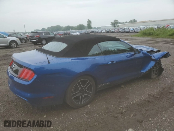2017 Ford Mustang V6 with VIN 1FATP8EM9H5317444, listed as a Copart auction lot 59539035 with 54,727 mi miles and Clean title. Bid and sale history available at DreamBid. Image 3.
