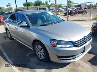 2013 Volkswagen Passat S with VIN 1VWAP7A3XDC050908, listed as a IAAI auction lot 42279316 with 168,640 mi miles and . Bid and sale history available at DreamBid. Image 1.