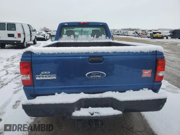 2008 Ford Ranger XL with VIN 1FTYR10U88PA49225, listed as a Copart auction lot 43600025 with 159,547 mi miles and Salvage title. Bid and sale history available at DreamBid. Image 6.