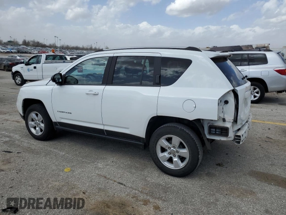 2015 Jeep Compass Sport with VIN 1C4NJCBA2FD325826, listed as a Copart auction lot 49446245 with 63,167 mi miles and Salvage Title. Bid and sale history available at carsss.com. Image 2.