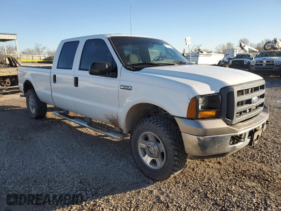 2007 Ford Super Duty F-250 XL with VIN 1FTSW21597EA72969, listed as a Copart auction lot 80543904 with 162,307 mi miles and Salvage Title. Bid and sale history available at carsss.com. Image 4.