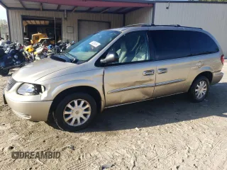 2003 Chrysler Town & Country EX with VIN 2C4GP74LX3R226547, listed as a Copart auction lot 76238494 with 146,353 mi miles and Salvage Title. Bid and sale history available at carsss.com. Image 1.