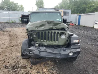 2021 Jeep Wrangler Unlimited Sport S с VIN 1C4HJXDN0MW659729, выставлен на аукционе Copart как лот 61238145 с пробегом 54 565 миль миль и Списание • Salvage title. История ставок и продаж доступна на DreamBid. Изображение 5.