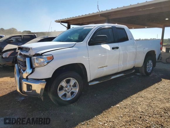 2014 Toyota Tundra SR with VIN 5TFRM5F11EX081176, listed as a Copart auction lot 77394444 with 110,584 mi miles and Salvage title. Bid and sale history available at DreamBid. Image 1.