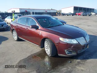2009 Lincoln MKS with VIN 1LNHM94R89G633866, listed as a IAAI auction lot 41794698 with 136,269 mi miles. Bid and sale history available at carsss.com. Image 1.