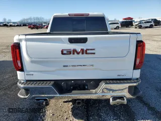 2021 GMC Sierra 1500 Limited SLT with VIN 1GTU9DET1MZ192192, listed as a Copart auction lot 83415564 with 80,323 mi miles and Salvage Title. Bid and sale history available at carsss.com. Image 6.
