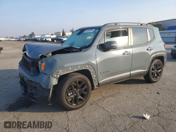2017 Jeep Renegade Altitude with VIN ZACCJABH5HPE89956, listed as a Copart auction lot 85488764 with 111,872 mi miles and Salvage title. Bid and sale history available at DreamBid. Image 1.