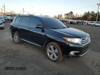 2012 Toyota Highlander Limited with VIN 5TDDK3EHXCS124113, listed as a Copart auction lot 87661275 with 168,543 mi miles and Salvage Title. Bid and sale history available at carsss.com. Image 4.