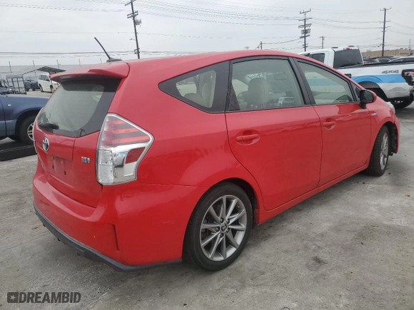 2016 Toyota Prius v Two with VIN JTDZN3EU0GJ049550, listed as a Copart auction lot 50940345 with 161,776 mi miles and Salvage Title. Bid and sale history available at carsss.com. Image 3.