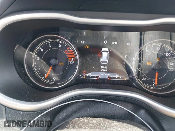 2018 Jeep Cherokee Limited with VIN 1C4PJMDX3JD588626, listed as a IAAI auction lot 41913964 with 80,106 mi miles. Bid and sale history available at carsss.com. Image 7.