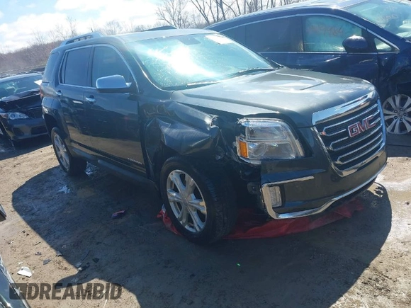 2017 GMC Terrain SLT with VIN 2GKFLUE34H6210443, listed as a IAAI auction lot 41918704 with 144,952 mi miles. Bid and sale history available at carsss.com. Image 1.