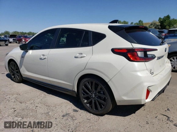 2024 Subaru Impreza RS with VIN JF1GUHHC4R8269803, listed as a Copart auction lot 69018964 with 5,976 mi miles and Clean Title. Bid and sale history available at carsss.com. Image 2.