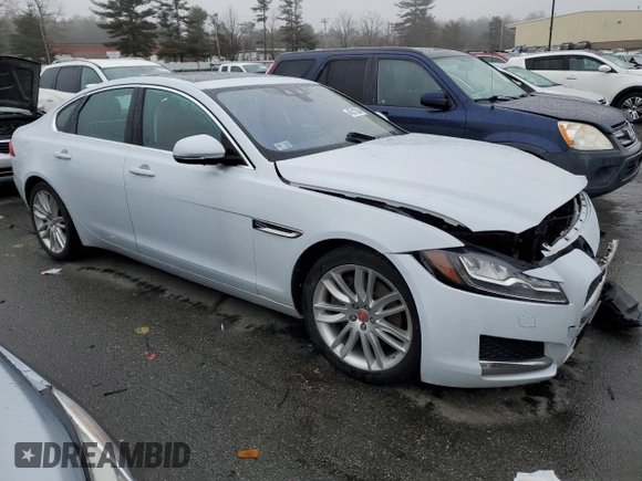2018 Jaguar XF 35t Portfolio Ltd Edition with VIN SAJBN4EV4JCY53315, listed as a Copart auction lot 45312204 with 54,926 mi miles and Salvage Title. Bid and sale history available at carsss.com. Image 4.