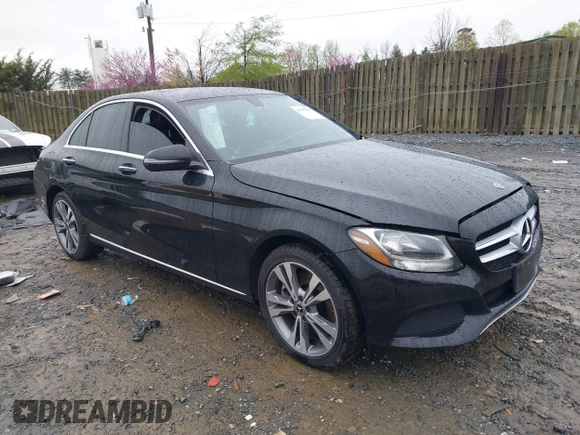 2018 Mercedes-Benz C 300 with VIN WDDWF4KB9JR397046, listed as a IAAI auction lot 41967797 with 95,463 mi miles and . Bid and sale history available at DreamBid. Image 1.