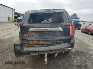 2022 GMC Yukon SLT with VIN 1GKS2BKD4NR350432, listed as a Copart auction lot 45014785 with 0 mi miles and Non Repairable. Bid and sale history available at carsss.com. Image 6.