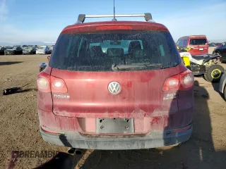 2011 Volkswagen Tiguan SEL with VIN WVGBV7AX4BW001386, listed as a Copart auction lot 44495945 with 149,806 mi miles and Salvage Title. Bid and sale history available at DreamBid. Image 6.