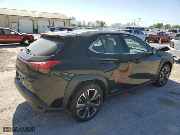 2019 Lexus UX with VIN JTHU9JBH0K2011084, listed as a Copart auction lot 50531643 with 40,029 mi miles. Bid and sale history available at carsss.com. Image 3.