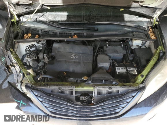2014 Toyota Sienna L with VIN 5TDZK3DC6ES470318, listed as a Copart auction lot 45523325 with 175,316 mi miles and Salvage Title. Bid and sale history available at carsss.com. Image 12.