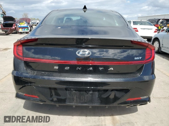 2021 Hyundai Sonata SEL Plus with VIN 5NPEJ4J2XMH132637, listed as a Copart auction lot 50629605 with 49,659 mi miles and Salvage Title. Bid and sale history available at DreamBid. Image 6.
