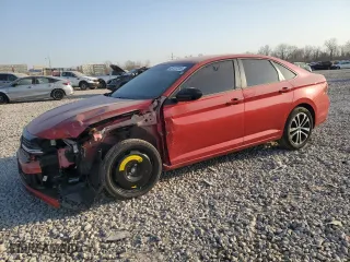 2024 Volkswagen Jetta Sport with VIN 3VWBM7BU7RM006830, listed as a Copart auction lot 48737215 with 15,083 mi miles and Salvage Title. Bid and sale history available at carsss.com. Image 1.